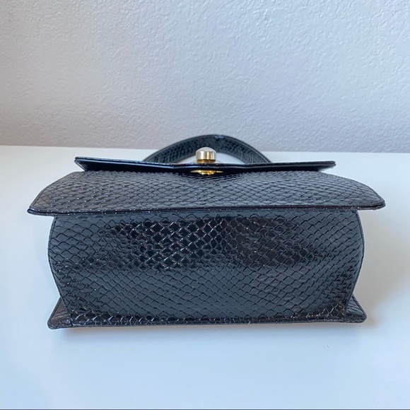 Vintage Koret Leather Handbag Shoulder Bag with chained coin purse - Picture 8 of 14